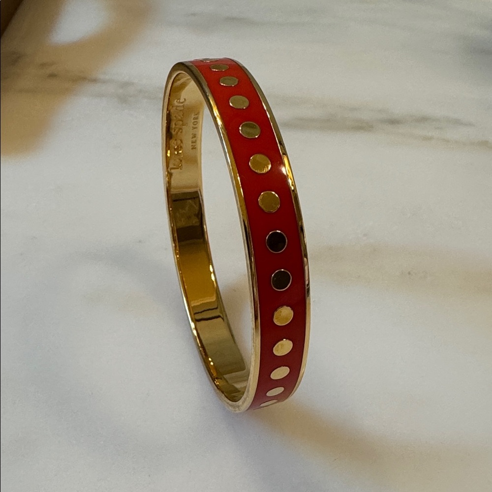 Kate Spade A Penny For Your Thoughts idiom bangle bracelet - Picture 4 of 4